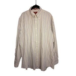 Nordstrom Classic Men's Striped Long Sleeve Button Down Shirt Size 16 1/2 35